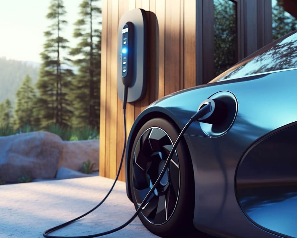 EV charger installed at a Puget Sound home